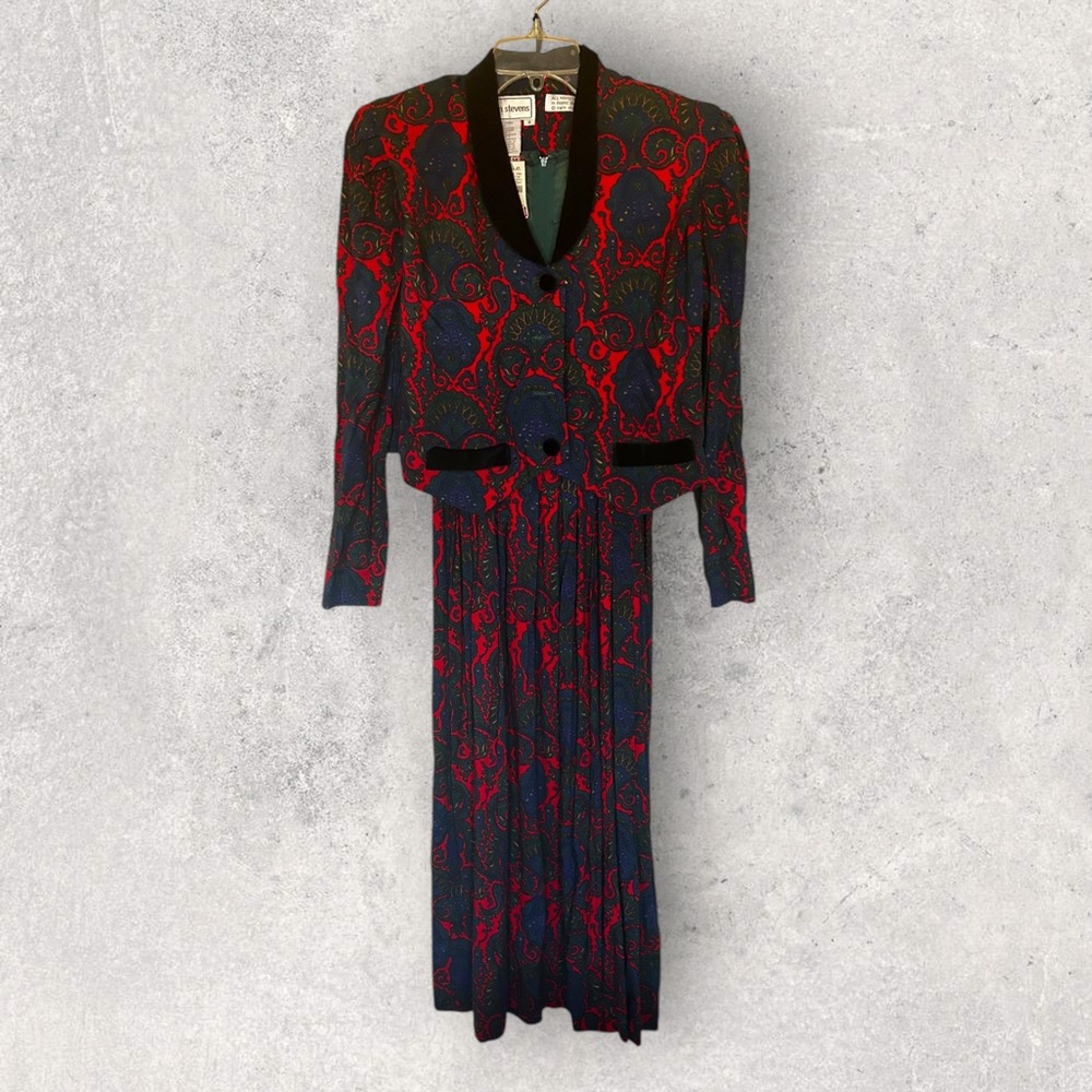 Vintage 80’s Karin Stevens Dress New with original tags